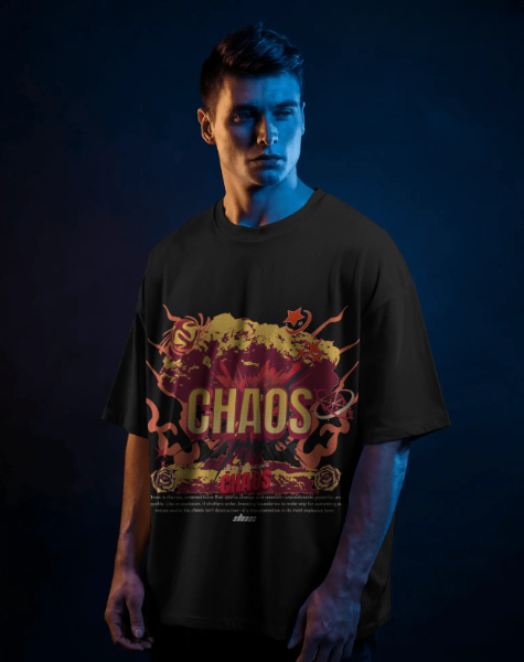 CHAOS RED Tee Oversized T-Shirt