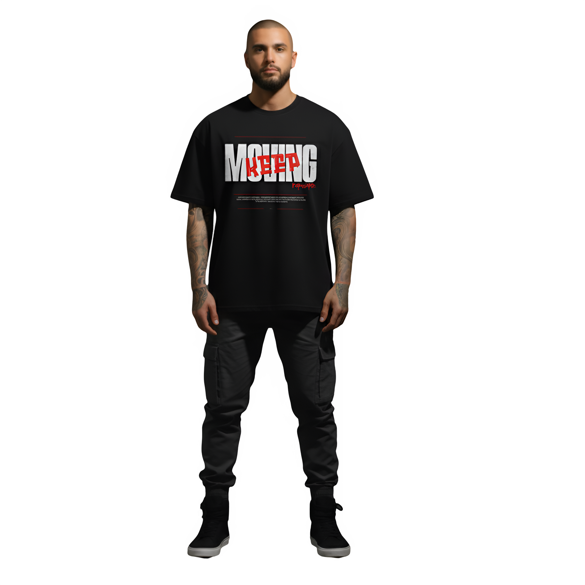 KEEP MOVING FORWARD Tee Oversized T-Shirt