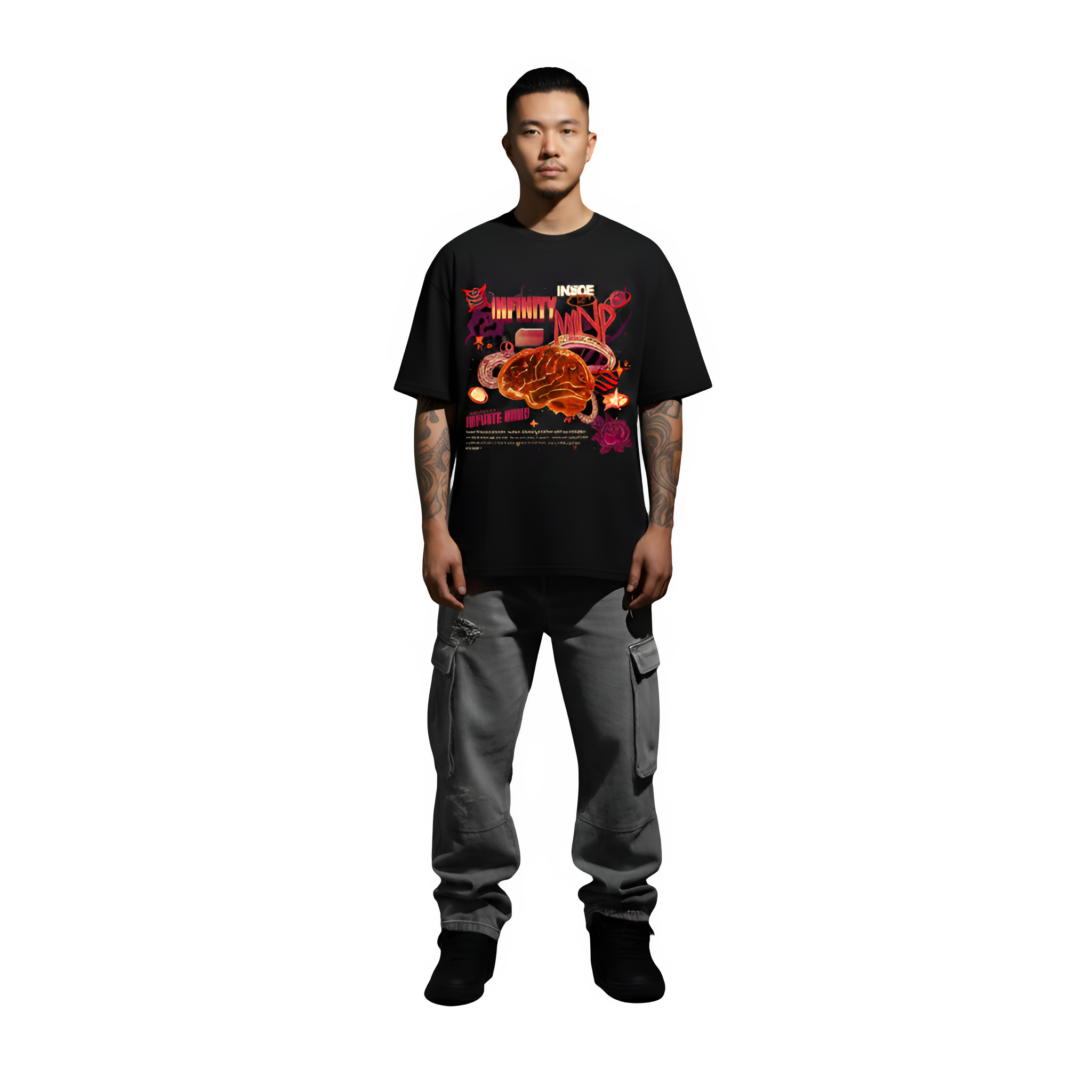 INFINITY INSIDE MY MIND Tee Oversized T-Shirt