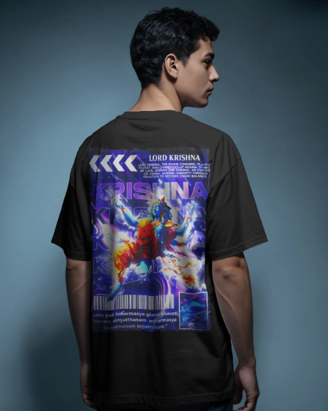 LORD KRISHNA Tee Oversized T-Shirt