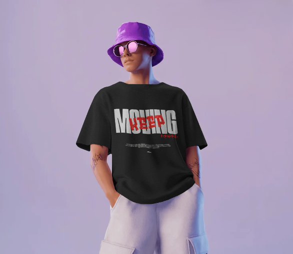 KEEP MOVING FORWARD Tee Oversized T-Shirt