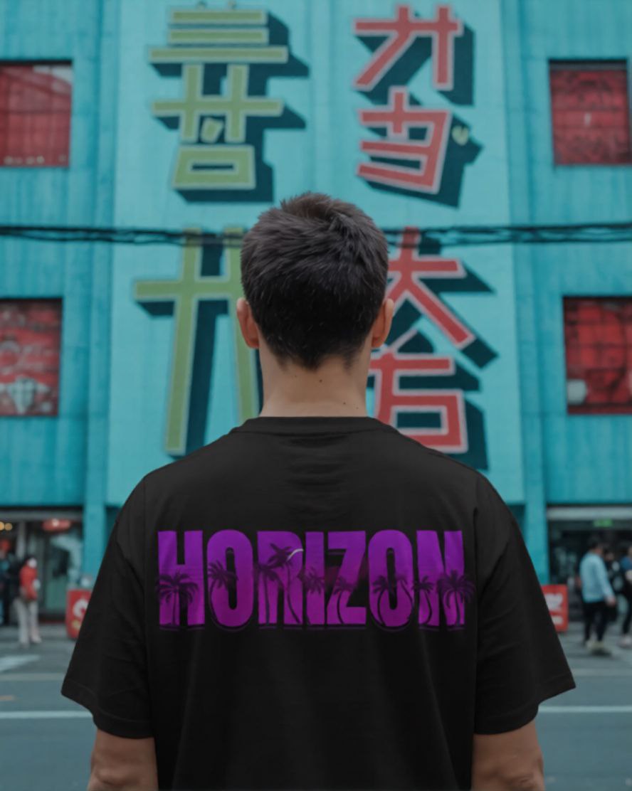 VINTAGE HORIZON Tee Oversized T-Shirt